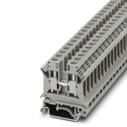 UK 6 N    Feed-through modular terminal block, Type of connection: Screw connection, Cross section: 0.2 mm? - 10 mm?, AWG 24 - 8, Width: 8.2 mm, Color