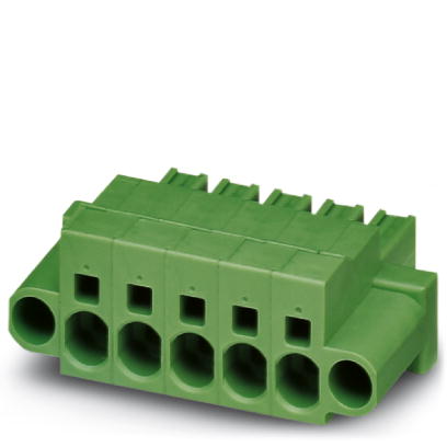 SPC 5/ 3-STF-7,62    Plug component, Nominal current: 41 A, Nom. voltage: 1000 V, Pitch: 7.62 mm, Number of positions: 3, Connection type: Spring-cage