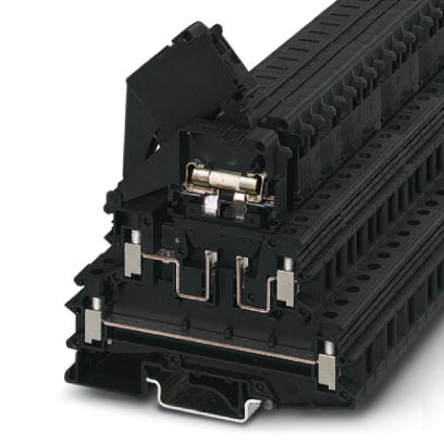 UKK 5-HESI (5X20)    2-level terminal block for cartridge fuse insert 5 x 20, with screw connection, cross section: 0.2 - 4 mm?, width: 8.2 mm, color: