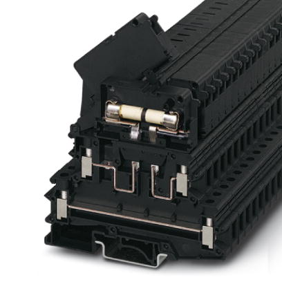 UKK 5-HESILED 24 (5X20)    2-level terminal block for cartridge fuse insert 5 x 20, with screw connection, cross section: 0.2 - 4 mm?, width: 8.2 mm,