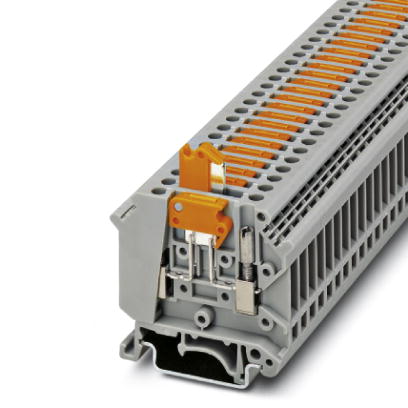 UK 5-MTK-P/P    Disconnect and knife disconnect terminal block, Connection type: Screw connection, Cross section: 0.2 mm? - 6 mm?, AWG: 24 - 10, Nomin