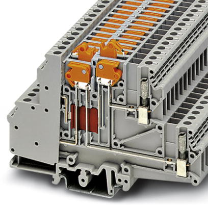UDMTKB 5-P/P    Feed-through modular terminal block, Connection type: Screw connection, Cross section: 0.2 mm? - 4 mm?, AWG: 24 - 12, Nominal current:
