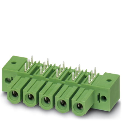 IPC 16/ 6-GFU-10,16    Header, Nominal current: 76 A, Nom. voltage: 1000 V, Pitch: 10.16 mm, Number of positions: 6, Color: green, Assembly: Soldering