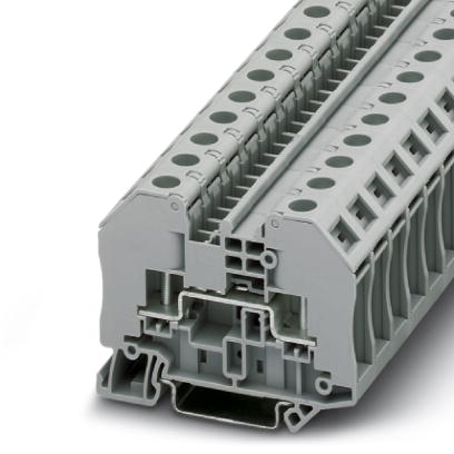RT 3    Feed-through terminal block with bolt connection, cross section: 0.1 - 2.5 mm^2, AWG: 26 - 14, width 12.3 mm, color: Gray