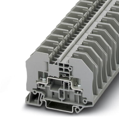 RTO 3    Feed-through terminal block with bolt connection, cross section: 0.1 - 2.5 mm^2, AWG: 26 - 14, width 12.3 mm, color: Gray