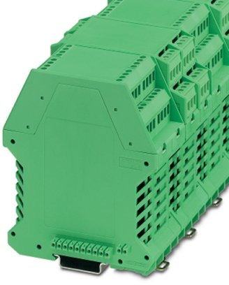 ME 45 UT/FE BUS/10+2 BU    Lower part of housing, integrated 10-pos. cross connection link for parallel through contacting, and 2-pos. connection link