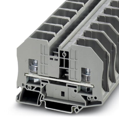 RTO 8    Feed-through terminal block with bolt connection, cross section: 2.5 - 35 mm^2, AWG: 14 - 2, width 20.2 mm, color: Gray