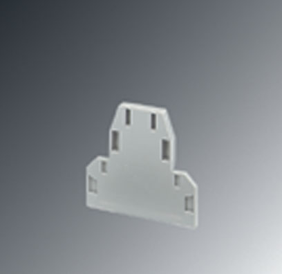 DG-UKK 3/5    Spacer modular terminal blocks end cover, Length: 56 mm, Width: 2.5 mm, Height: 62 mm, Color: gray