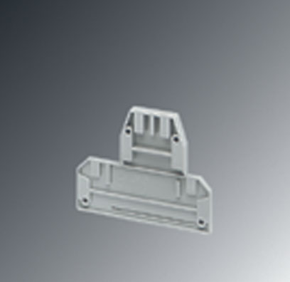 DG-UKKB 3/ 5    Spacer modular terminal blocks end cover, Length: 67 mm, Width: 2.5 mm, Color: gray