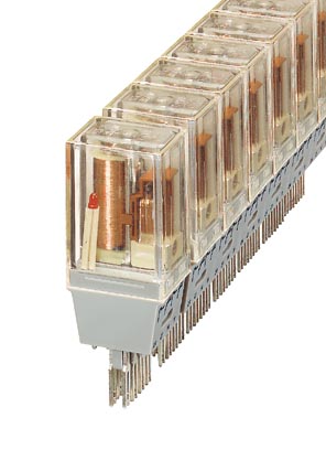 ST-REL4-HG 24/21-21    Relay connector, equipped with Hengstler miniature round relay, contacts (AgCdO+Au): small to large loads, 2 PDT, input voltage