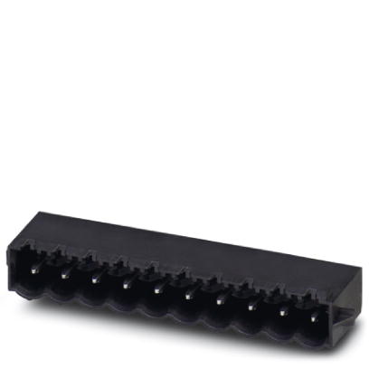 CCA 2,5/ 4-G-5,08 RNP26THR    Header, Nominal current: 12 A, Nom. voltage: 250 V, Pitch: 5.08 mm, Number of positions: 4, Color: black, Assembly: SMD/