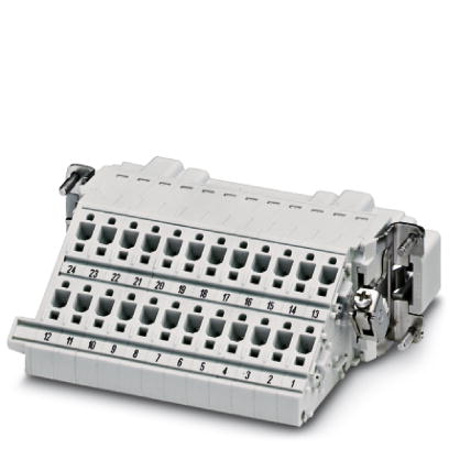 HC-B 24-A-DT-PEL-M    HEAVYCON terminal adapter male insert, B24 series, 24-pos., right PE connectio
