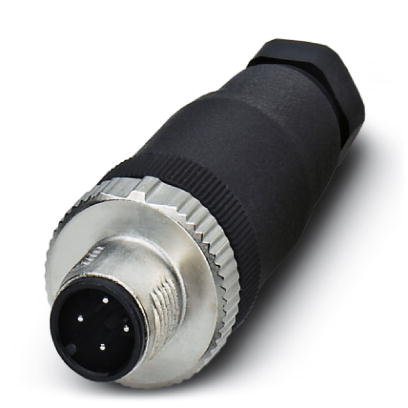 SACC-MS-4CON-PG 7-M SCO    Sensor/actuator connector, male, straight, 4-pos., M12 SPEEDCON, A-coded, screw connection, metal knurl, cable screw connec