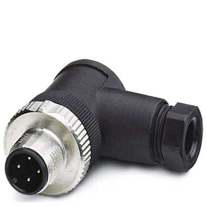SACC-MR-4CON-PG 7-M SCO    Sensor/actuator connector, male, angled, 4-pos., M12 SPEEDCON, A-coded, screw connection, metal knurl, cable screw connecti