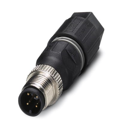 SACC-M12MS-4QO-0,75-M    Sensor/actuator connector, plug, straight, 4-pos., M12, A-coded, QUICKON-ON