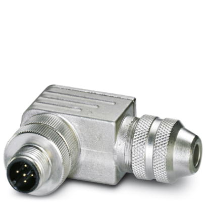 SACC-M12MR-5CON-PG 7-SH    Sensor/actuator connector, male, angled, 5-pos., M12, shielded, A-coded,