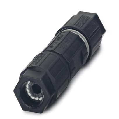 Q 0,34/4IDC/16-16KU-KU BK    QUICKON conductor connector, 4-pos., connection cross section 0.14-0.34