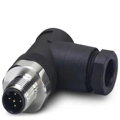 SACC-M12MR-5CON-PG 9-VA    Sensor/actuator connector, male, angled, 5-pos., M12, screw connection, h