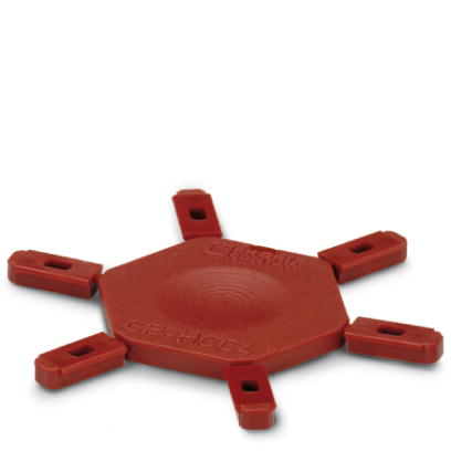 CP-HCC 4    Keying profile for contact inserts, Color: red