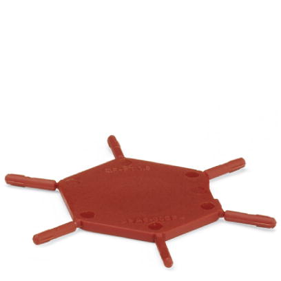 CP-PT 1,5    Keying profile, is inserted into the hole in the plug, red insulating material