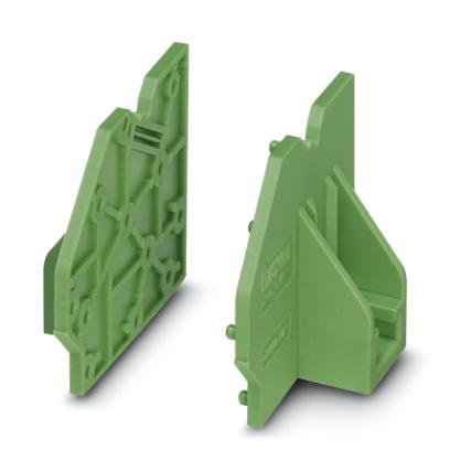 FL-ZFKDS 10    Pair of flanges, can be snapped onto a row of single terminal blocks