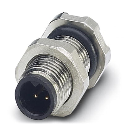 SACC-DSI-M5MS-3CON-L180    Sensor/actuator flush-type plug, 3-pos., M5, prewall/screw mounting, with