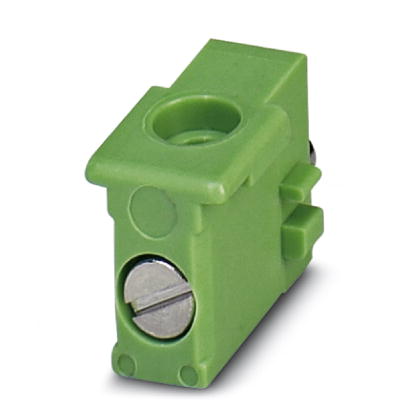 MSTB-BF    Mounting flange, for fixing both ends of the header onto the PCB, green insulating materi