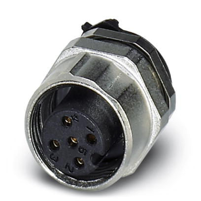 SACC-DSIV-FS-5CON-L180 SCO THR    Sensor/actuator flush-type socket, 5-pos., M12 SPEEDCON, A-coded,