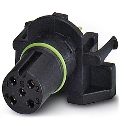 SACC-CI-M12FS-5CON-L180    Sensor/actuator flush-type socket, 5-pos., A-coded, with straight solder