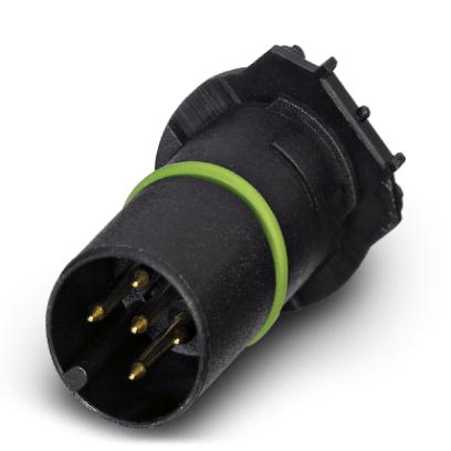 SACC-CI-M12MS-5CON-L180 THR    Sensor/actuator flush-type connector, 5-pos., A-coded, with straight