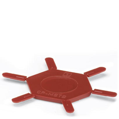 CP-MSTB    Keying profile, is inserted into the slot on the plug or inverted header, red insulating
