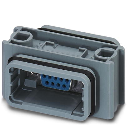 VS-09-KU-BU/BU    D-SUB coupling, shell size 1, socket, gender changer, shielded, connection directi
