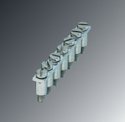 FBRN 7-4 N    Cross connector/jumper for modular terminal block, Number of positions: 7, Color: aluminum