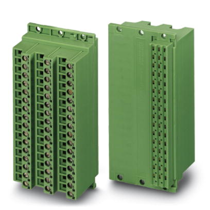 FRONT-SFL 2,5/F48    Screw socket, Nominal current: 4 A, Nom. voltage: 250 V, Number of positions: 48, Connection type: Screw connection, Color: green