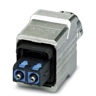 VS-PPC-C1-SCRJ-MNNA-PG9-A4D-C    Fiber optic connector SCRJ, IP67, with push-pull interlocking, meta