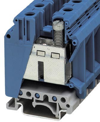UK 35 BU    Feed-through modular terminal block, Type of connection: Screw connection, Cross section: 0.75 mm? - 50 mm?, AWG 18 - 0/1, Width: 15.2 mm,