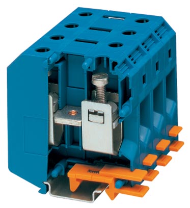 UKH 50 BU    Feed-through modular terminal block, Type of connection: Screw connection, Screw connection, Cross section: 16 mm? - 70 mm?, AWG 6 - 2/0,