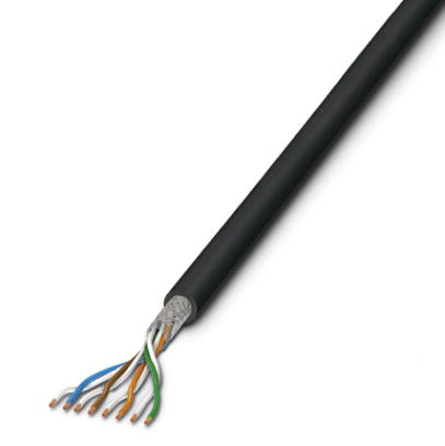 VS-OE-OE-94D-100,0    CAT5e-SF/UTP cable, 4 x 2 x 26 AWG, stranded (7-wire), shielded, outer sheath: