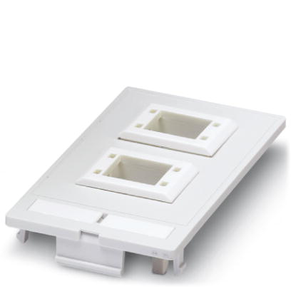 VS-SI-FP-2F    Front plate, plastic, with two Freenet slots