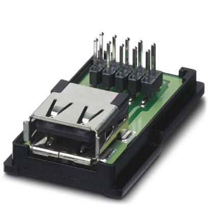 VS-04-BUA-FK-F/IP67    USB socket insert, 4-pos., socket USB type A on flat-ribbon cable terminal st