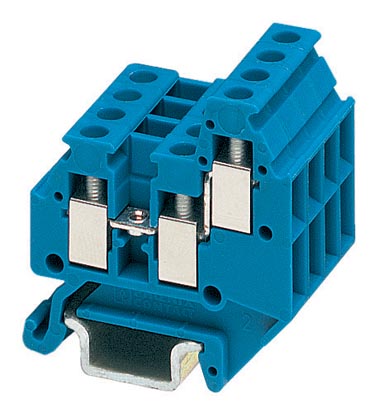 MT 1,5-TWIN BU    Feed-through modular terminal block, Cross section: 0.14 mm? - 1.5 mm?, AWG: 26 - 16, Connection type: Screw connection, Width: 4.2