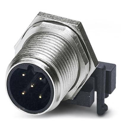SACC-DSIV-M12MSB-5CON-L 90    Sensor/Actuator flush-type plug, 5-pos., M12, B-coded, rear/screw moun