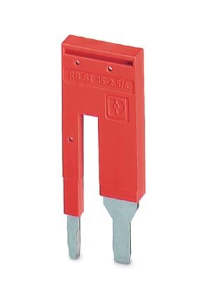 RB ST 35-(2,5/4)    Cross connector/jumper for modular terminal block, Number of positions: 2, Color: red