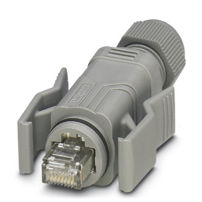 VS-08-RJ45-5-Q/IP67    RJ45-Steckverbinder, IP67, CAT5e, 8-polig, mit QUICKON-Schnellanschlusstechni