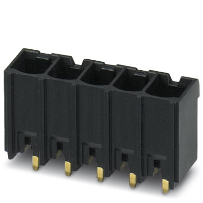 VS-MSTBVA 2,5/ 5-GB-5,08-BK-A    MSTB contact insert, for PCB assembly, 24 V, 5-pos., with straight