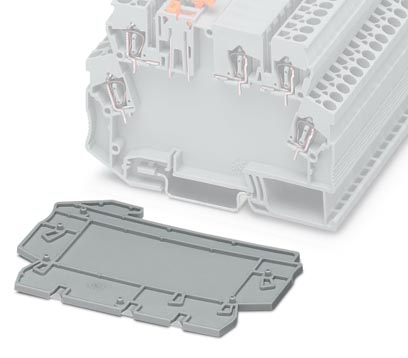D-STTCO 2,5 GY    Side cover, for closing the housing for IP20 protection