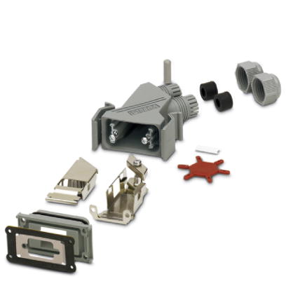 VS-25-SET-EMV    D-SUB connector set, shell size 3, IP67 protection, with shrouds
