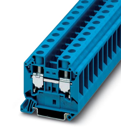 UT 16 BU    Feed-through modular terminal block, Type of connection: Screw connection, Screw connection, Cross section: 1.5 mm? - 25 mm?, AWG 16 - 4,
