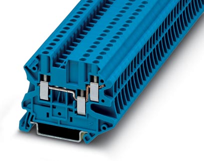 UT 2,5-TWIN BU    Feed-through modular terminal block, Type of connection: Screw connection, Screw connection, Cross section: 0.14 mm? - 4 mm?, AWG 26