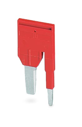 RB UT 35-(2,5/4)    Cross connector/jumper for modular terminal block, Number of positions: 2, Color: red